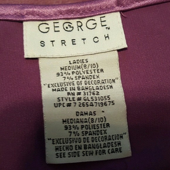 COPY - EUC! Lilac Satin Top - Picture 4 of 4